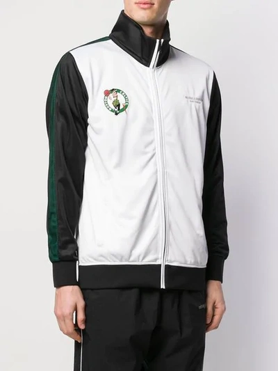 Shop Marcelo Burlon County Of Milan Boston Jacket In White