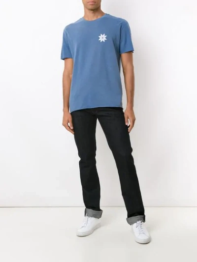 Shop Osklen Short Sleeves T In Blue