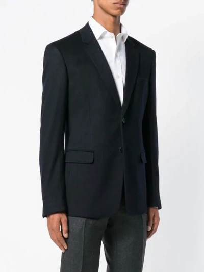 Shop Prada Classic Blazer In Blue