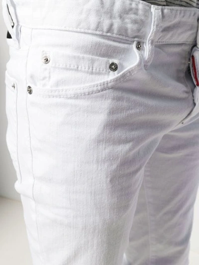 Pre-owned Dsquared2 Tief Sitzende Hose In White