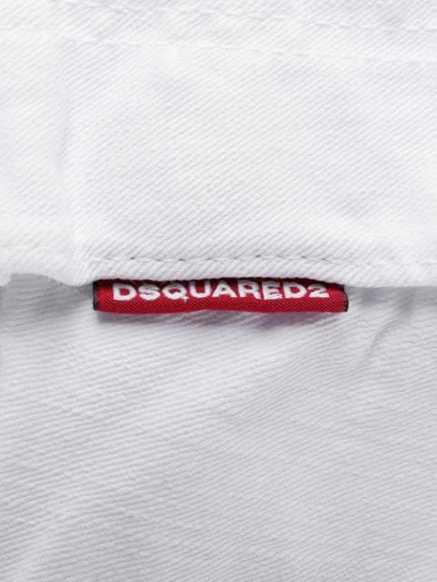 Pre-owned Dsquared2 Tief Sitzende Hose In White