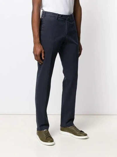 Shop Pt01 Classic Chinos In Blue