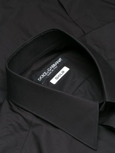 Shop Dolce & Gabbana King Patch Shirt In Black