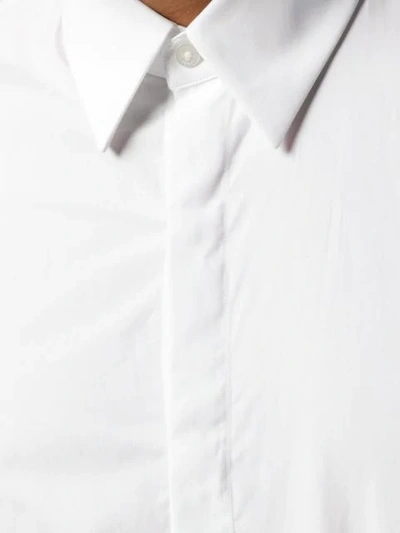 Shop Fendi Long-sleeve Buttoned Shirt In White