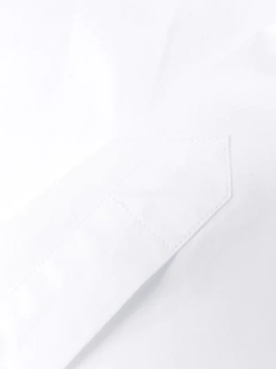 Shop Fendi Long-sleeve Buttoned Shirt In White