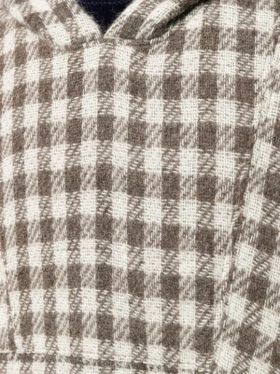 Shop Our Legacy Checked Oversized Sweater In Neutrals