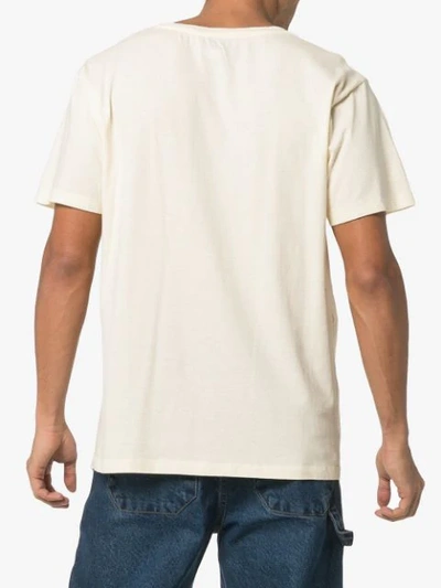 Shop Gucci Interlocking G Logo T-shirt In White