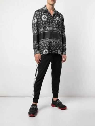 Shop Mastermind Japan Printed Shirt In Black