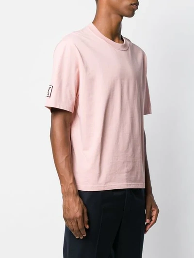 Shop Ami Alexandre Mattiussi Crew Neck T-shirt In Pink
