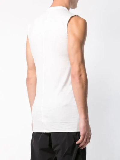 Shop Rick Owens Fitted Tank Top In White