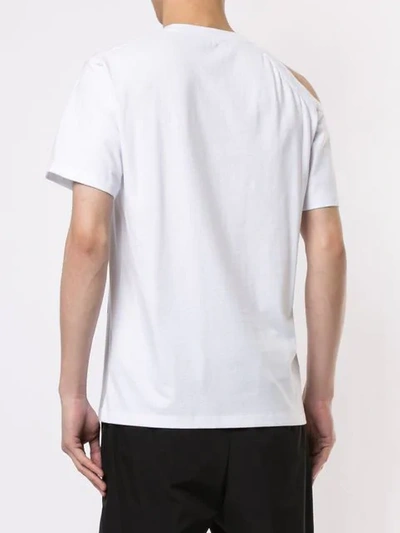 Shop Raf Simons Performers Print T-shirt In White