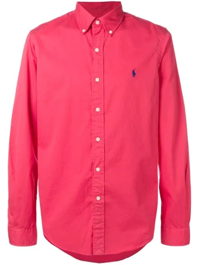 Shop Ralph Lauren Button-down-hemd In 008 Red
