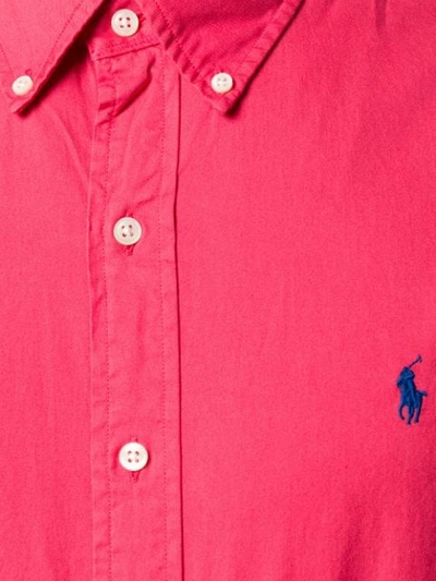 RALPH LAUREN 排扣衬衫 - 红色
