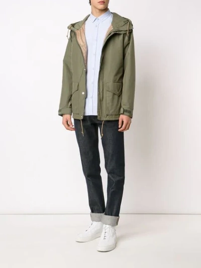 Shop 321 'mountain' Parka In Green