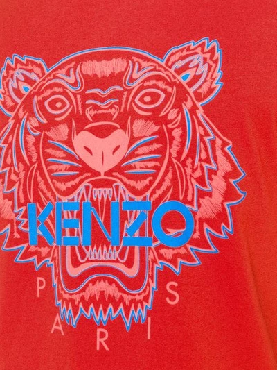 Shop Kenzo Tiger T-shirt In Red
