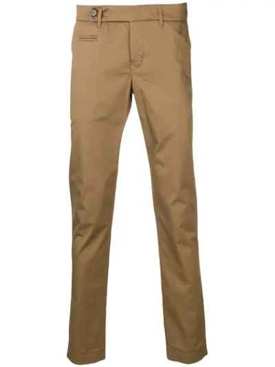 Shop Al Duca D'aosta Straight-leg Trousers In Brown