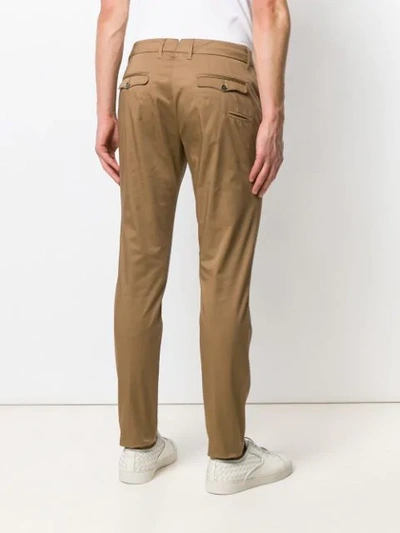 Shop Al Duca D'aosta Straight-leg Trousers In Brown