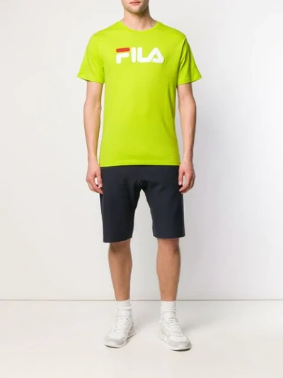 Shop Fila 'pure' T-shirt - Grün In Green