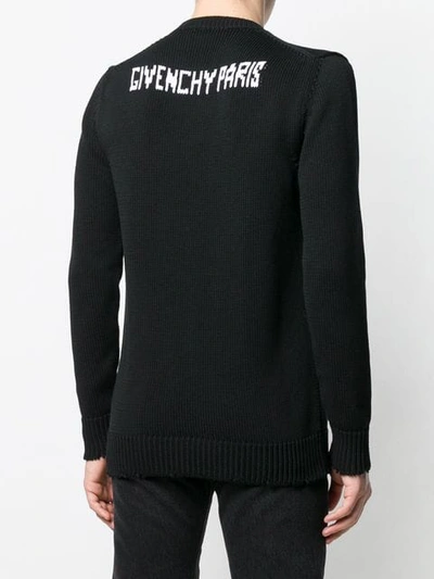Shop Givenchy 4g Sweater In Black