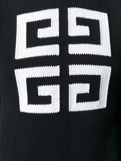 Shop Givenchy 4g Sweater In Black