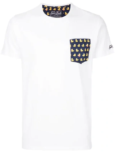 Shop Mc2 Saint Barth Ducky T-shirt In White