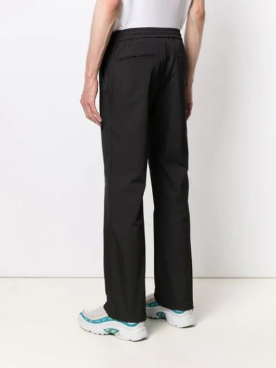 Shop Wwwm Drawstring Trousers In Black