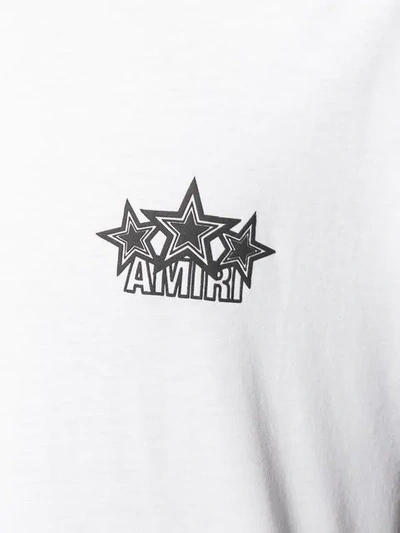 Shop Amiri Logo Print T In White