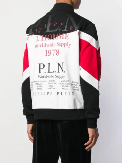 Shop Philipp Plein Jogging Jacket In Black