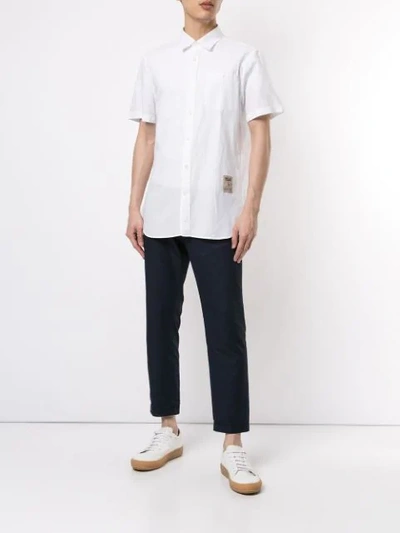 Shop Kent & Curwen Chest Pocket Shirt In White