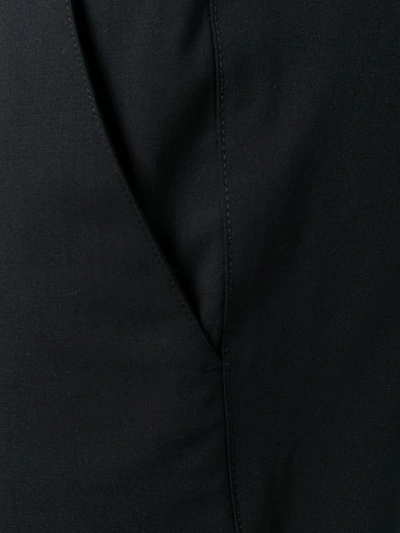 Shop Versace Elasticated Waist Track Pants In Black