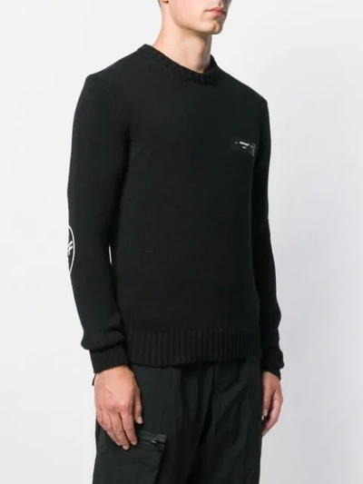 Shop Off-white Box Logo Sweater In Black