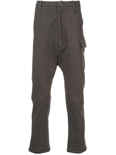 Shop Taichi Murakami Regular Fit Chinos In Grey