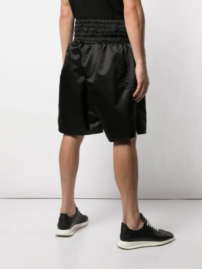 RICK OWENS BOXING SHORTS - 黑色