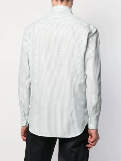 Shop Etro Fitted Shirt In Green