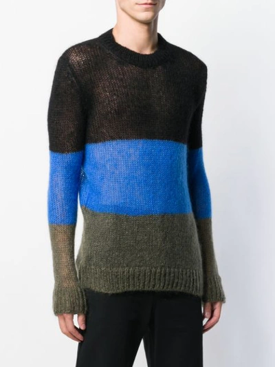 Shop Walter Van Beirendonck Sheer Sweater In Black