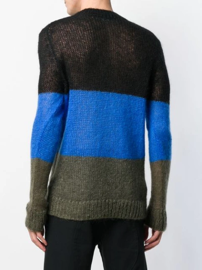 Walter Van Beirendonck Sheer Sweater In Black