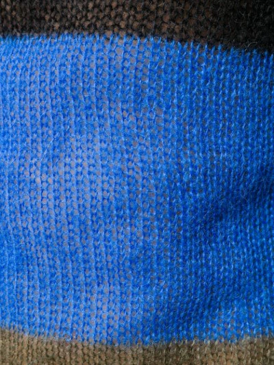 Walter Van Beirendonck Sheer Sweater In Black