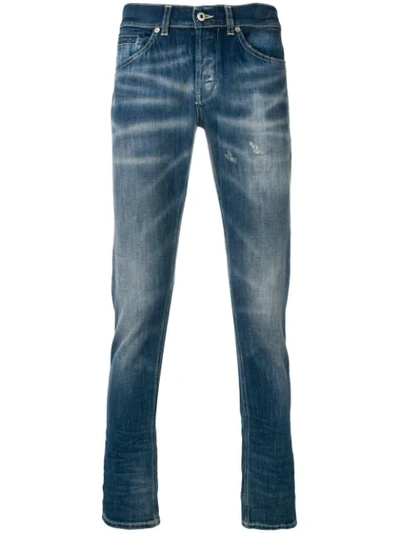 Shop Dondup Bootcut Mid Rise Jeans In Blue