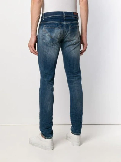 Shop Dondup Bootcut Mid Rise Jeans In Blue