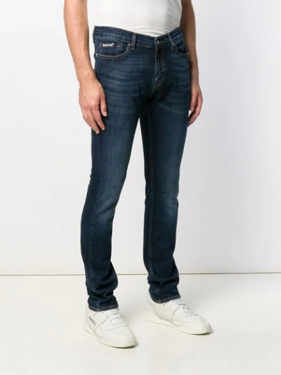 Shop 7 For All Mankind Slim Fit Denim Jeans In Blue