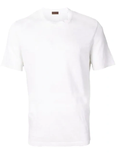 Shop Altea Simple T-shirt - White