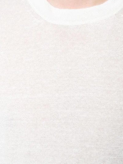 Shop Altea Simple T-shirt - White