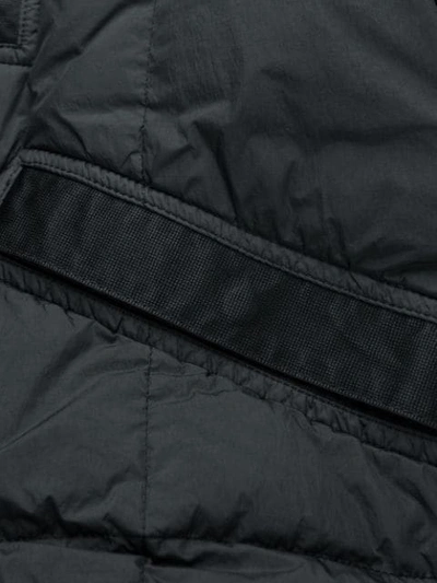 Shop Stone Island Crinkle Reps Padded Jacket In Grey