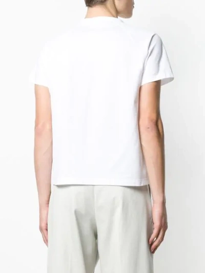 Shop Mackintosh White Cotton Blend 0004 T-shirt