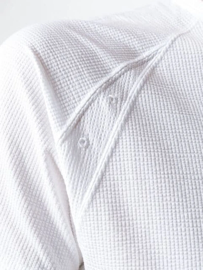 Shop Mackintosh White Cotton Blend 0004 T-shirt