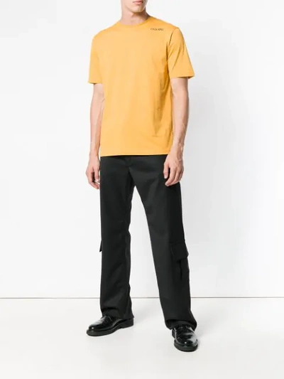 Shop Wales Bonner Plain Classic T In Yellow