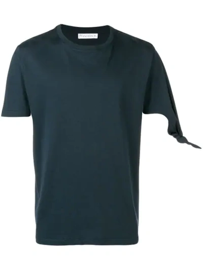 Shop Jw Anderson Round Neck T-shirt - Blue