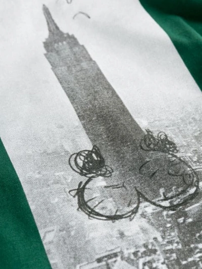 Shop Supreme Mike Kelley Empire State Building T-shirt In Green
