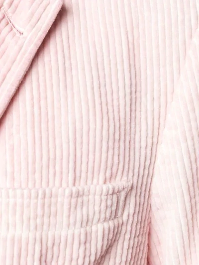 THOM BROWNE 扎染灯芯绒西服外套 - 粉色
