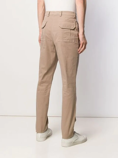 Shop Brunello Cucinelli Straight Leg Chinos In Neutrals